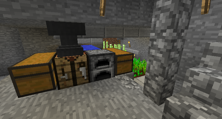 Minecraft Screenshot: My Workstation